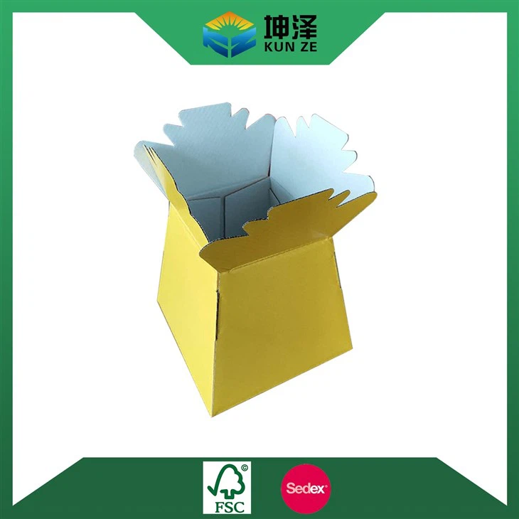 Cardboard Box Flower Vase