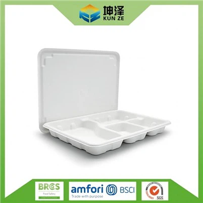 4 Compartment Tray with Lid