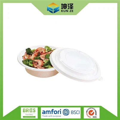 Biodegradable Bowls with Lids