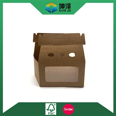 Kraft Paper Cake Box