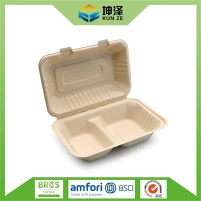Sugarcane Clamshell Box