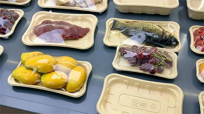 Eco-friendly bamboo fiber food trays compliant with EU plastic ban regulations Eco-friendly bamboo fiber food trays compliant with EU plastic ban regulations