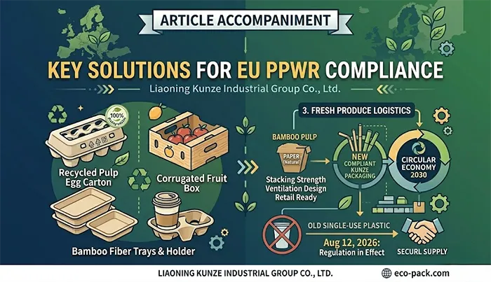 Molded fiber eco-packaging solutions for EU PPWR compliance - Liaoning Kunze Industrial Group 01 Molded fiber eco-packaging solutions for EU PPWR compliance - Liaoning Kunze Industrial Group 01