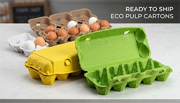 In Stock & Ready To Ship: Bulk Eco Egg Cartons