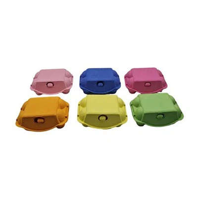 Coloured Egg Boxes