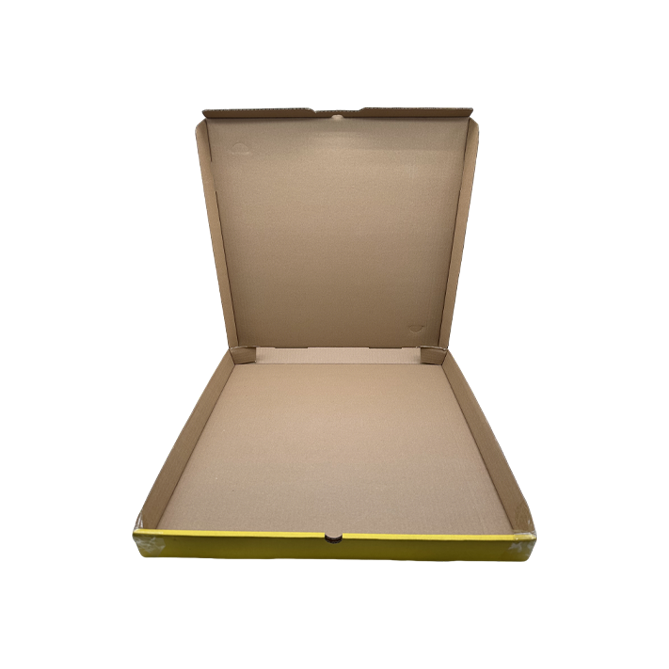 Pizza With Yellow Box