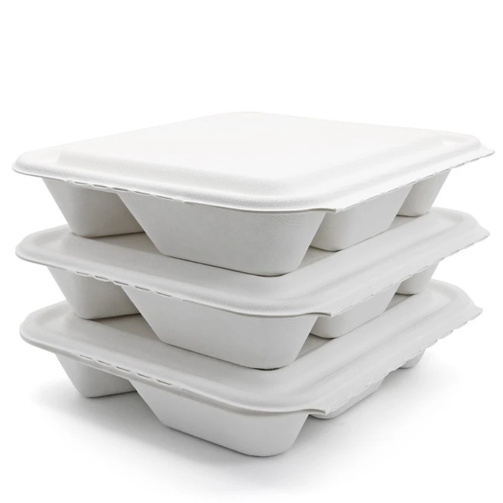 Sugarcane Paper Tray For Food